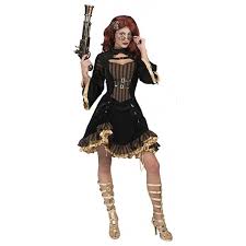 Déguisement complet de policier, vampire, militaire. Deguisement Steampunk Femme Sally
