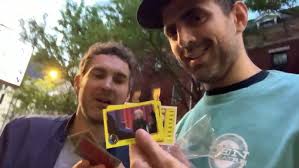 SAWYER PEARSON opens 21 JUMP STREET cards ‪@COCNC‬ outside TOKENS Taproom  Dover NH, Jordan Corbin host