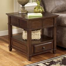 The diamenton chairside end table in almost black is definitely dressed to impress. Signature Design By Ashley Gately End Table With Hidden Storage Electrical Outlet Royal Furniture End Tables