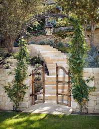 Front Entry From Street Garden Gates Garden Pictures Wooden Gates