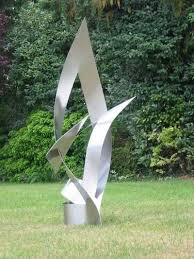 Stainless Steel Sculpture By Sculptor Christine Fox Titled Times Arrow 1 Abstract Painted Stainless S Disenos Creativos Decoracion De Unas Disenos De Unas