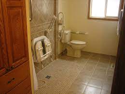 Because, it is a complete home with a small area. Roll In Handicapped Shower With Barrier Free Shower Base Wet Rooms Wet Room Shower Small Bathroom Makeover
