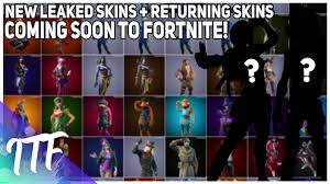 As always, there's no guarantee on when these skins will actually release, or that they will even release at all. New Leaked Skins And Returning Skins Coming To Fortnite V 14 60 Fortnite Battle Royale Youtube