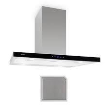 Klarstein Madonna Hotte Aspirante Ilot 90cm Filtre Recyclage D Air 500 M H Classe B Inox Hotte Ilot Achat Prix Fnac