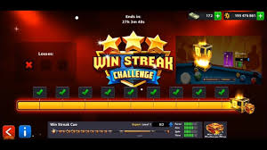 You can always purchase more spins (and sometimes earn additional free spins), but this is an easy way to start building up your coin and cash collection without even playing a round of pool. 8 Ball Pool Win Streak Challenge And Win Streak Cue 8bp Pool Balls Streak Challenges