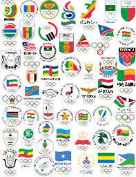 In 1912 the founder of the international olympic committee, pierre de coubertin, designed a symbol of five interlocking rings to represent the modern olympic movement. African Countries By Olympic Committee Logo Quiz By Illinipride