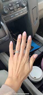 Almond Shaped Nails Light Pink Acrylic Nails Pink Acrylic Nails Bridesmaid Nails Acrylic