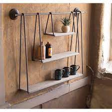 Gracie Oaks Ada Triple Hanging Wall Shelf Reviews Wayfair Diy Hanging Shelves Hanging Shelves Rustic Wall Shelves