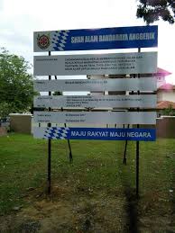 It's located at a major four road crossing point and the village is formed like a square along the roads. Gold Touch Papan Projek Mbsa Ctsignboard Facebook