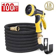 9 Best Expandable Garden Hose 100 Ft Hose Expandable Garden Hose Heavy Duty Flexible Hose Water Hose With 9 Pattern Hose Storage Garden Hose Bag Storage