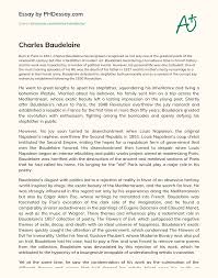 Four years later the book was published again but this time they've cut out all of the parts that could endanger public morality. Charles Baudelaire Phdessay Com
