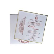 Madhurash even offers customers to buy christian wedding cards online. Single Sheet Wedding Invite Christian Wedding Card Iwm L407