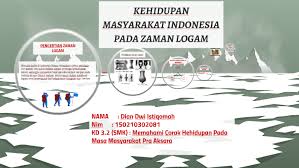 Kegiatan ekonomi adalah kegiatan yang biasa dilakukan oleh manusia untuk bertahan hidup dan memperoleh barang serta jasa, sehingga kegiatan ekonomi ialah suatu kegiatan seseorang atau perusahaan atau juga suatu masyarakat untuk memproduksi barang dan jasa maupun mengkonsumsi. Kehidupan Masyarakat Indonesia Pada Zaman Logam By Dian Dwi Istiqomah