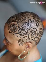 Floral Henna Crown Henna Hair Scalp Tattoo Bald Heads