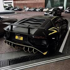 Black And Yellow Lamborghini Matte Black Sv With Yellow Accents By Ph Dailystory Via Luxury Lifestyle Magazine Official Instagram Super Sport Cars Sports Cars Lamborghini Aventador