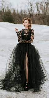 33 Beautiful Black Wedding Dresses That Will Strike Your Fancy Wedding Dresses Guide Fancy Wedding Dresses Ball Dresses Black Wedding Dresses