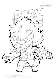 Leon is a legendary brawler who has the ability to briefly turn invisible to his enemies using his super. How To Draw Werewolf Leon Brawl Stars Draw It Cute Ausmalbilder Zum Ausdrucken Ausmalbilder Zeichenvorlagen