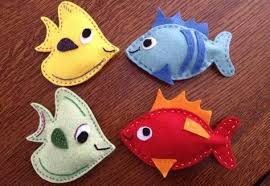 Keceden Balik Susler Yapimi Felt Toys Felt Crafts Projects For Kids
