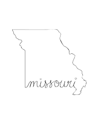 Printable Missouri State Art Print 8x10 Digital Wall Art Gift Etsy State Art Print State Tattoos Digital Wall Art