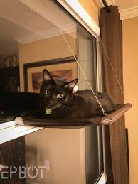 You'll need an old tray, a pillow, shelf. Epbot Build Your Own Flip Up Window Seat For Your Cats Because Your Cats Get All The Cool Stuff D
