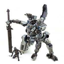 1/28 Acid Rain action figure anime finished movable robot military ...