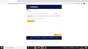 During the web check in lufthansa to a destination out of the departure free will movement zone, such as going from usa to european schengen space, or going from germany to japan for example, it is necessary for the airline to check your personal data, which is done in the lufthansa advance. Opodo Flight Cancellation Experience Online Checkin Not Possible At Lufthansa After Coronavirus Isg Siegen