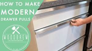 how to make cheap modern drawer pulls