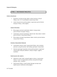 Termasuk saat kamu memimpikan satu sosok atau orang yang sama secara terus menerus. Soalan Dan Jawapan Sejarah Malaysia