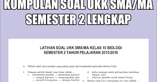 Berikut adalah soal fisika kelas 10 semester 2 yang dapat kalian download file soalnya secara lengkap dengan klik link di bawah ini! Kumpulan Soal Ukk Sma Kelas 10 Semester Genap 2 Lengkap