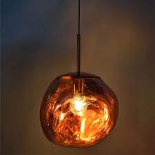 Seesung Lustre De Lave Postmoderne Restaurant Simple Cafe Barre D Eclairage Creative Lampes De Salon Forme Irreguliere Lampe En Verre Lampes 7 97in De D Walle