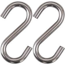 9″ max load 50 lbs. Hhthh 1 Pcs Big End S Hooks 16in Utility Hooks Industrial Hooks Home Storage Hooks Heavy
