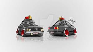 Bmw E21 Caricature 2 Bmw E21 Bmw Art Bmw