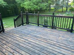 A fence is a barrier block that cannot normally be jumped over, similar to a wall. Diy Burnt Wood Deck The Happy Farmhouse