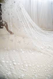 Beautiful Off White Star Print Lace Fabric Embroidery Lace Etsy Wedding Dress With Veil Celestial Wedding Tulle Wedding Dress