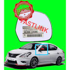So baget dah lari sikit. Nissan Almera Side Mirror Glass Cermin Tepi Original Shopee Malaysia