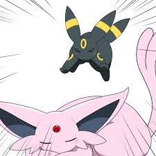 230015 - safe, artist:tontaro, eeveelution, espeon, fictional species,  mammal, umbreon, feral, nintendo, pokémon, 2023, 2d, 2d animation,  ambiguous gender, ambiguous only, animated, behaving like a cat, blushing,  cheek fluff, cute, digital art,