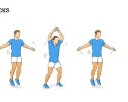Image of Jumping jacks exercise