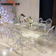 Acrylic dining table with acrylic chairs. China Cheap Price Wedding Party Rectangle Dining Room Clear Acrylic Dining Table China Clear Acrylic Side Tables Acrylic Wedding Dining Table