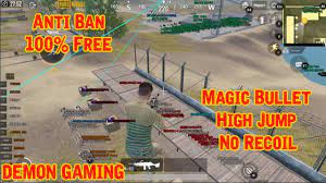 Pubg Mobile Emulator Hack High Jump Magic Bullet Aim Bot Anti Ban Pu Magic Bullet High Jump Demon Games
