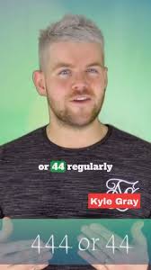 Kyle Gray explains the meaning of the angel number 444! #angelmessages  #angelnumbers #kylegray