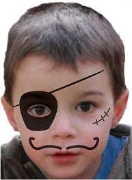 Kinderschminken Einfache Vorlagen Fur Karneval Kinder Schminken Kinderschminken Pirat Schminken Kinder