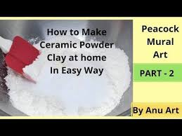 8 How To Make Ceramic Clay At Home Clay Peacock Mural Art Part 2 Art And Craft Best Out Of Waste Youtube How To Make Ceramic Ceramic Clay Mural Art