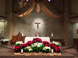 Image Result For Catholic Church Lent Decorations Church Altar Decorations Church Christmas Decorations Christmas Church