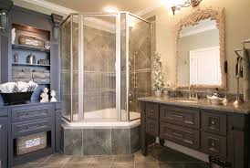 Enclosed corner tub with tile steps. Modern Corner Bathtub Ideas 29 Pictures