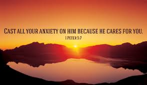 Perfect way to brighten someone's day. 1 Peter 5 7 Cast All Your Anxiety On Him Because He Cares F