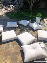 How To Clean Outdoor Furniture Cushions The Sunny Side Up Blog In 2020 Outdoor Furniture Cushions Clean Outdoor Furniture Cleaning Outdoor Cushions