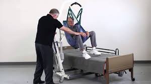 • when the patient is clear of the bed surface, swing their feet off the bed. How To Use A Hoyer Lift Sling To Transfer A Patient Safely