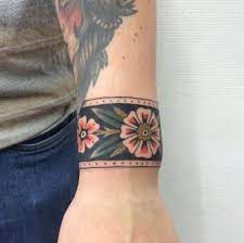 Traditional Cuff By Carlito Cuff Tattoo Tattoos Wrist Band Tattoo
