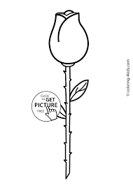 Your details are safe with cancer research uk cancer is happening right now, which is why i'm taking part in a race for life 5k to raise mone. Rose Bud Flower Coloring Pages For Kids Printable Free