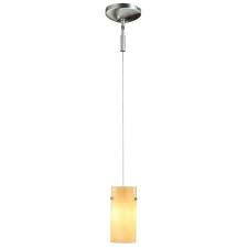 Hampton Bay 1 Light Brushed Steel Track Lighting Pendant Fixture Es729bax The Home Depot